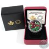 Image 1 : 2014 Canada $20 Red Trillium with Crystal Dew Drops Fine Silver Coin (Tax Exempt)