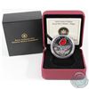 Image 1 : 2010 Canada Limited Edition Poppy Proof Sterling Silver Dollar.