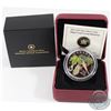 Image 1 : 2011 Canada $20 Maple Leaf Crystal Raindrop Fine Silver Coin (sticker on sleeve is scuffed). Tax Exe