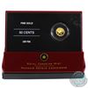 Image 1 : 2006 Canada 50-cent 1/25oz. Fine Gold Cowboy (sticker missing from outer sleeve with residue & resid