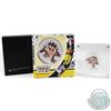 Image 1 : Perth Mint Issue: 2018 Tuvalu 50-cents Looney Tunes - Tasmanian Devil 1/2oz. Coloured Silver (Tax Ex