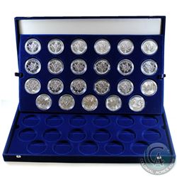 1988-2018 Canada $5 Silver Maple 1oz Fine Silver Coin Collection (Tax Exempt). You will receive 23 d