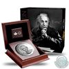 Image 1 : 2015 Canada $100 Albert Einstein 10oz. Fine Silver Proof Coin (Tax Exempt). Coin comes encapsulated 