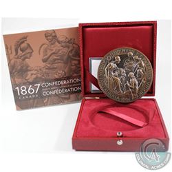 1867-2017 Canada 150th Anniversary of Confederation Bronze Medallion issued by The Canadian Heritage