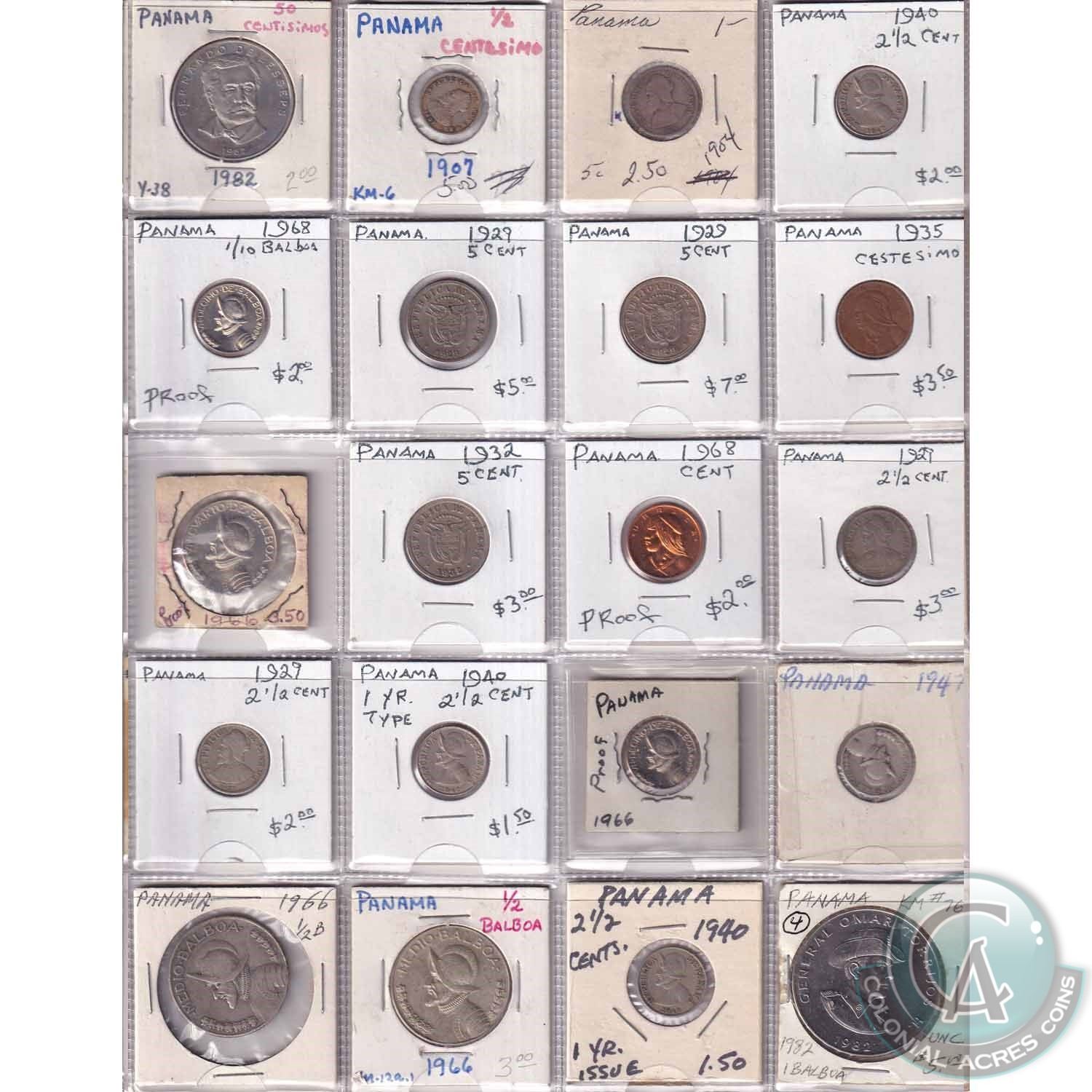 Estate Lot 18631982 World Coin Collection in Binder Pages. You will