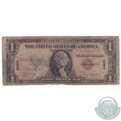 1935A USA $1 Banknote with Hawaii Overprint.