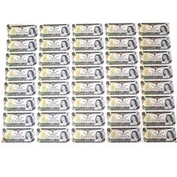Uncut Sheet of 1973 $1.00 notes, 5x8 Format, BFK Prefix. Tape Residue on corders.