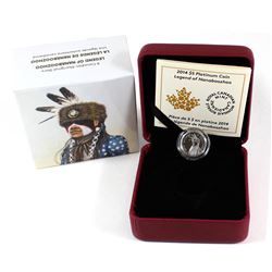 2014 Canada $5 Portrait of Nanaboozhoo Platinum Coin (Tax Exempt).