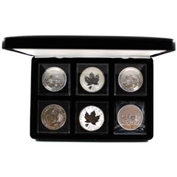 2013-2016 Canada $5 Wildlife Fine Silver Coin Collection in Clamshell display case (Tax Exempt). You