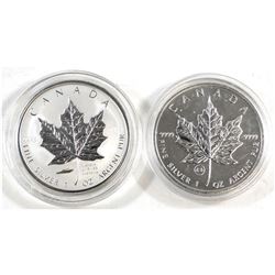 2005 VJ-Day & 2009 London Tower Bridge Canada $5 Privy 1oz Silver Maples (Tax Exempt). Please note 2