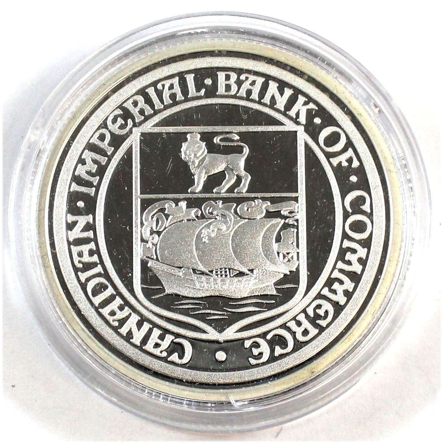 18672017 CIBC 150th Fine Silver 1oz Round 50370 of 65000 (Tax Exempt).
