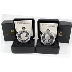2012 Canada $20 The Queen's Diamond Jubilee Double Effigy & 2012 $20 The Queen's Diamond Jubilee wit