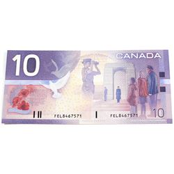 bank draft bmo Canada, 2002 AU BC White 63b, Bank $10 Circle, of UNC bank draft bmo Canada, 2002 AU BC White 63b, Bank $10 Circle, of UNC