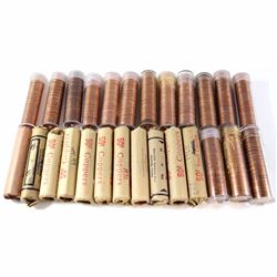 *1962-1979 Canada Mint State 1-cent rolls (some coin are toned). You will receive 26 rolls dated bet