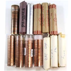 *Estate Lot of 1959-1967 Canada Mint State 1-cent rolls (some toned). Dates include 2x 1959, 1960, 2
