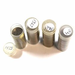 *Estate Lot of 1922-1928 Canada Full and Partially Full 5-cent Plastic Tube Roll. You will receive 1