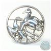 Image 1 : Signed Georg Jenson Denmark Sterling Silver 'Two Ducks' Brooch.