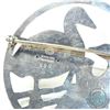 Image 2 : Signed Georg Jenson Denmark Sterling Silver 'Two Ducks' Brooch.