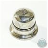 Image 2 : BIRKS Sterling Silver Bell Shape Ring Box with Blue Felt Lining.