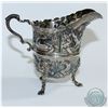 Image 1 : 1899 'Chester' - Nathan & Hayes Repousse Sterling Silver Creamer. This elaborate piece contains scen
