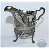 Image 2 : 1899 'Chester' - Nathan & Hayes Repousse Sterling Silver Creamer. This elaborate piece contains scen