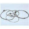 Image 1 : Lot of Pandora Signed Sterling Silver Bracelets. 4pcs.