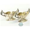 Image 1 : Pair of 1899 John Millward Banks Sterling Silver Salt Cellars. In Wonderful collectable condition. E