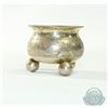 Image 1 : 1885 Russia Silver Salt Cellar with Moscow Mark. Stands 1 1/2" tall. 28.1 grams.