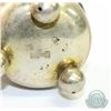 Image 3 : 1885 Russia Silver Salt Cellar with Moscow Mark. Stands 1 1/2" tall. 28.1 grams.