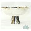 Image 1 : GORHAM Sterling Silver Footed Bowl with Standish Pattern. Stands 4" Tall and has a diameter of 8". 4