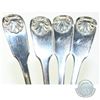 Image 3 : 1833 Edinburgh Scotland; Elder & Co Sterling Silver Spoon set.  This Rare spoon set contains a Shell