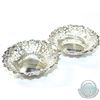 Image 1 : 1895 Chester; James Deakin & Sons Sterling Pierced Nut/Bon Bon Dishes- This unique item contains two