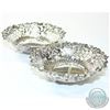 Image 3 : 1895 Chester; James Deakin & Sons Sterling Pierced Nut/Bon Bon Dishes- This unique item contains two