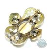 Image 2 : Circa 1860's-1880's Rococo Style 9K Citrine Brooch.  This Delicate piece has been repaired and conta