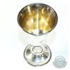 Image 2 : Sterling Silver Israel Kiddush Cup with Filigree Design.  Stands 5" in Height. 80.85 grams.