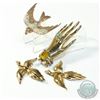 Image 1 : Lot of Vintage CORO CRAFT Sterling Silver Brooches. Please note some stones are missing and Pieces c