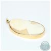 Image 2 : Antique 14K Yellow Gold Large Carved Cameo Pendant. Cameo Measures 2" by 1 1/2" and is set in a simp