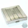 Image 1 : Vintage Charme Sterling Silver Lady's Compact. Measures 2 1/4" x 2 1/4" with a total weight of 91.60