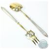 Image 2 : Koch & Bergfeld 800 Silver Fork & Spoon Service Set.  Each Piece measures 8" in length and have been