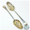 Image 1 : 1796 'London' Thomas Northcote Sterling Silver Berry Spoon Set.  Spoons measures 8 1/4" in length an