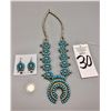 Image 8 : Squash Blossom Necklace and Earring Set