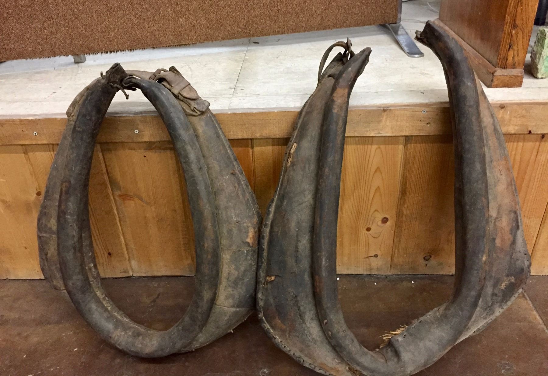Pair of Antique Horse Collars