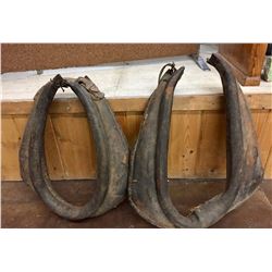 Pair of Antique Horse Collars
