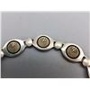 Image 3 : Gold and Silver Link Bracelet - Signed