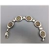 Image 4 : Gold and Silver Link Bracelet - Signed