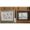 Image 9 : Two Western Pencil Drawing Prints
