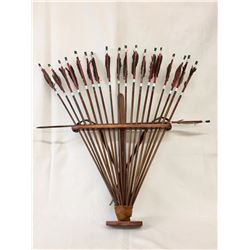 Vintage Hand-Made Arrow Display