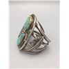 Image 4 : Vintage Two-Stone Turquoise Bracelet