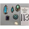 Image 7 : Group of 5 Pendants/Pins