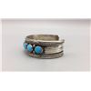 Image 5 : Turquoise and Sterling Silver Bracelet